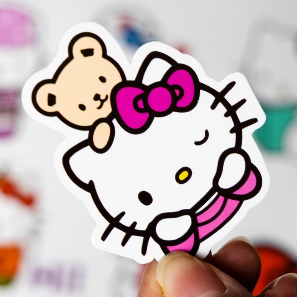 16 pcs Hello Kitty Sanrio Vinyl stickers decals - Picture 3 of 3